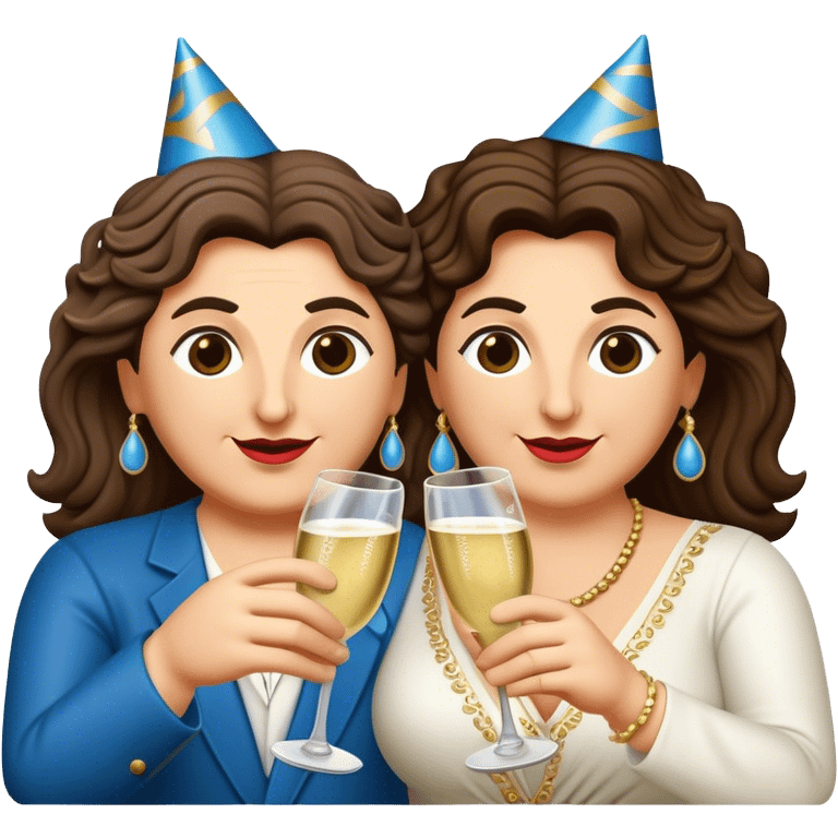 Cinematic Realistic My Big Fat Greek Wedding Pop Culture Emoji, depicting a vibrant celebration of Greek culture rendered with lively textures and festive lighting. emoji