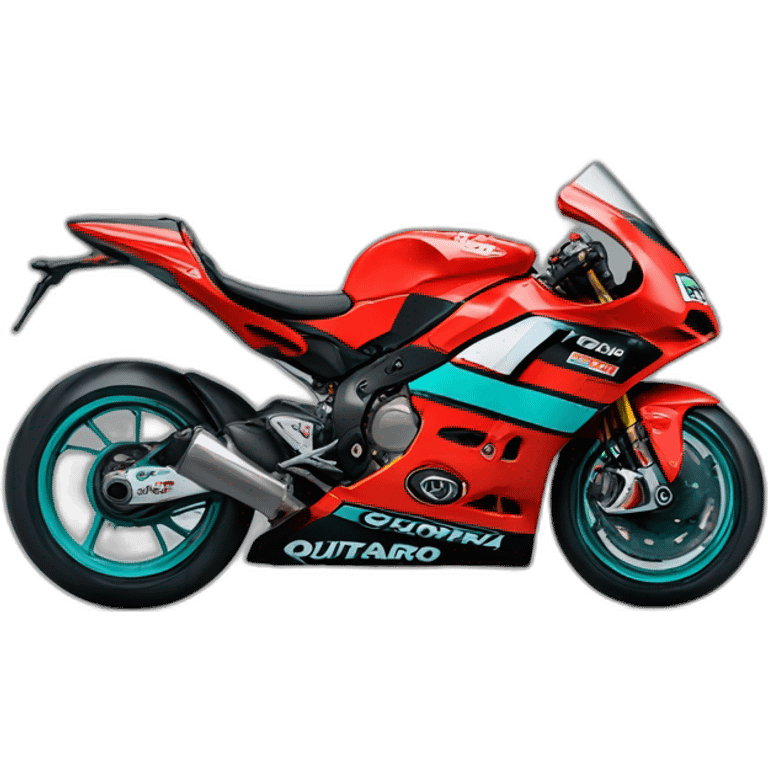 Fabio quartararo with bike emoji