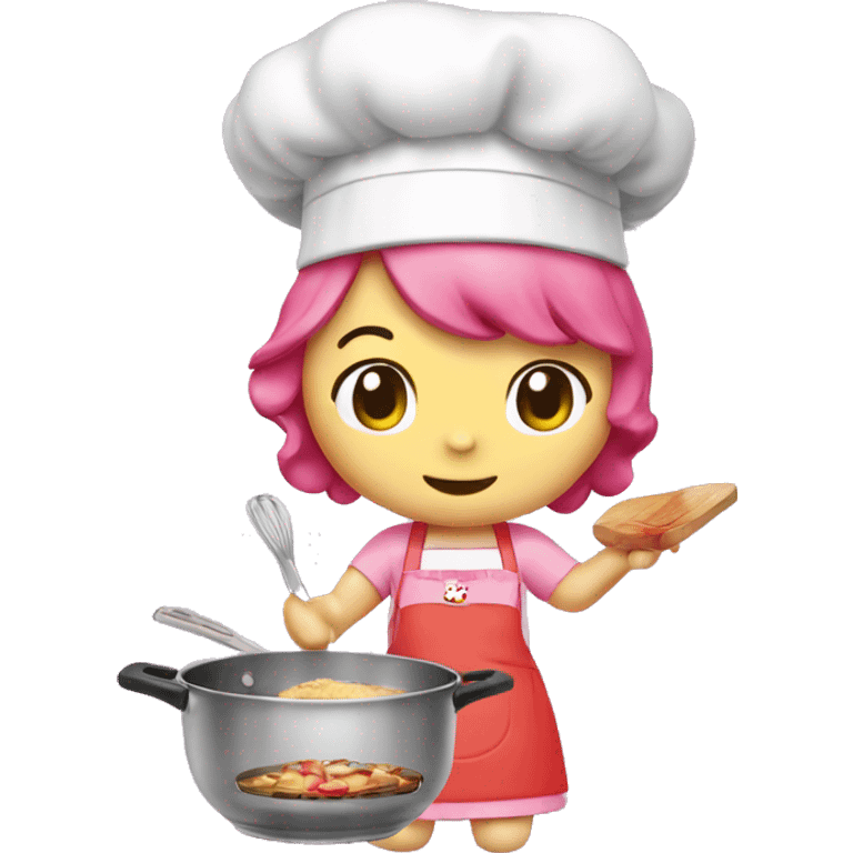 hello kitty cooking emoji