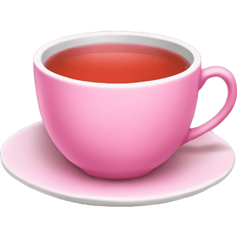 pink tea emoji