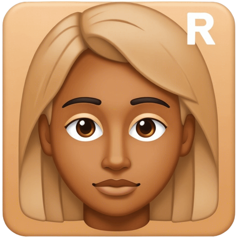 "Ranky" word with an abstract design emoji