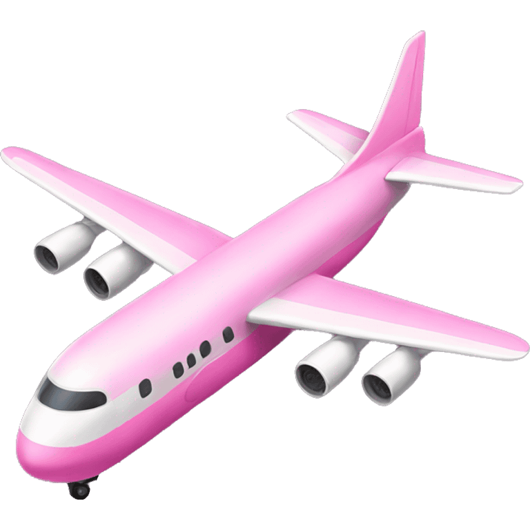 Pink plane emoji