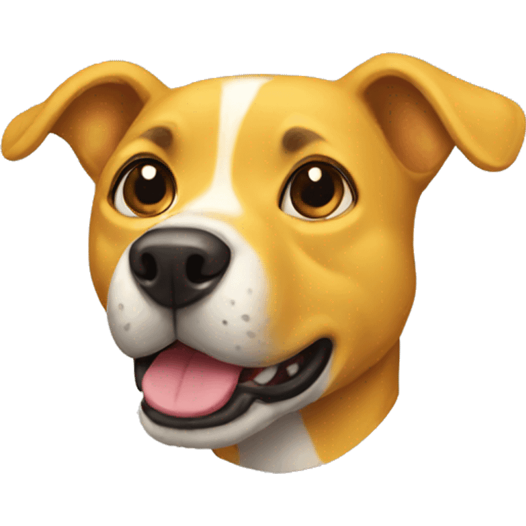 Perro amarillo emoji