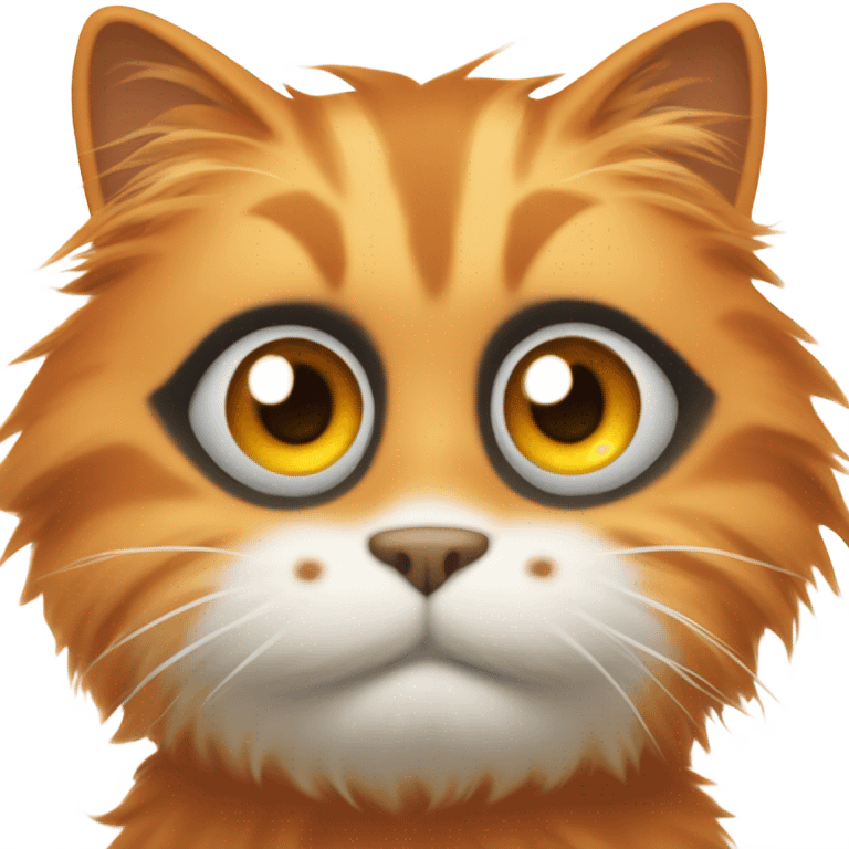 orange fluffy cat emoji