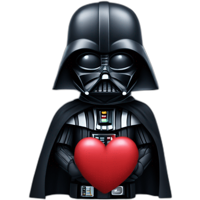 darth vader with heart emoji