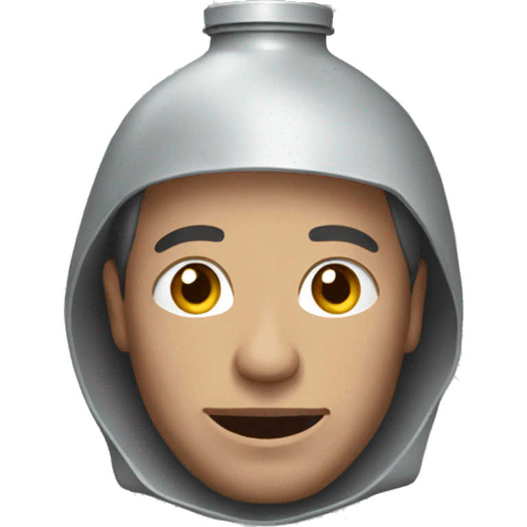 A man with a milk can emoji