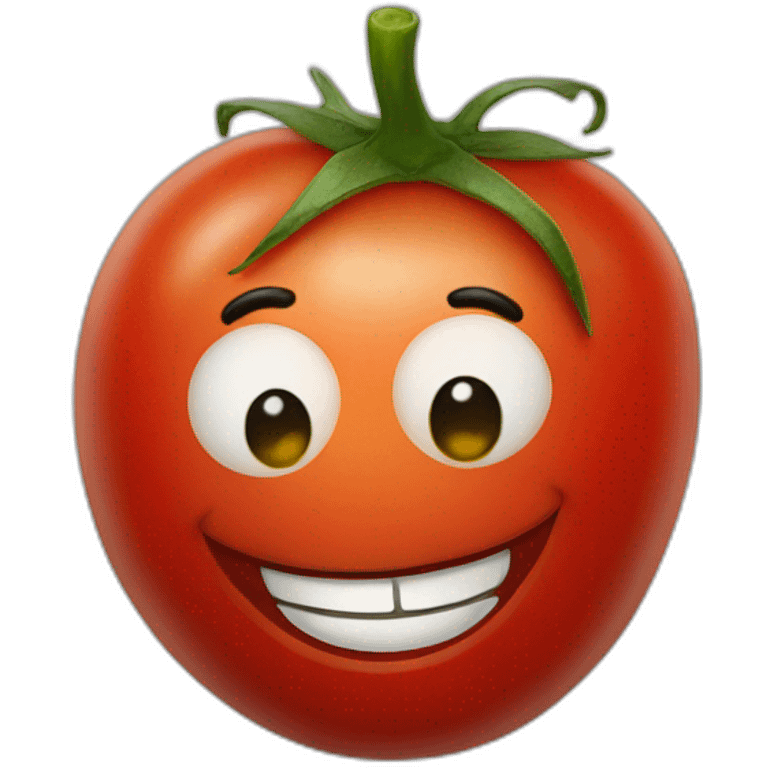 happy tomato emoji