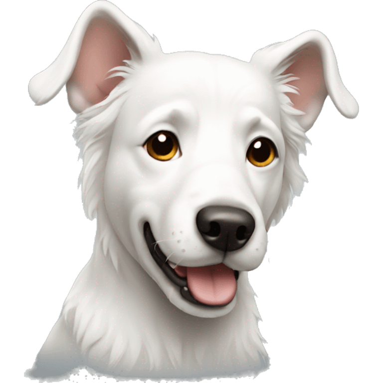 white dog emoji