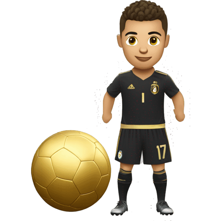 Ronaldo qui gagne le ballon d’or emoji