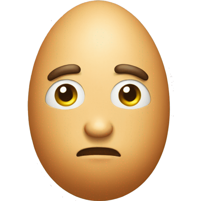 Intelligent egg emoji