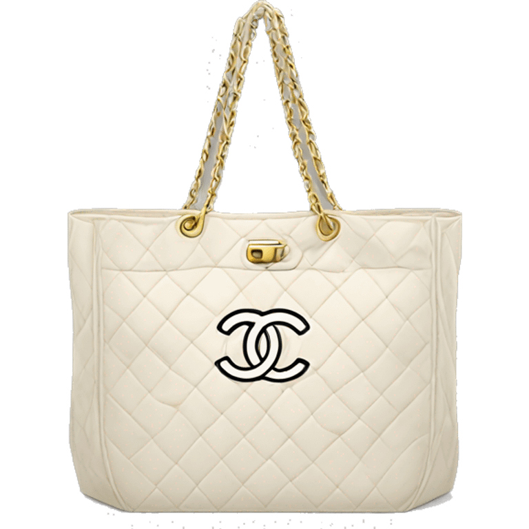 Chanel shopping bag emoji