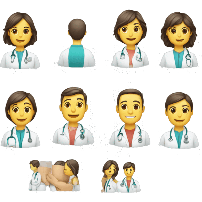 AVATARES EQUIPO SANITARIO emoji