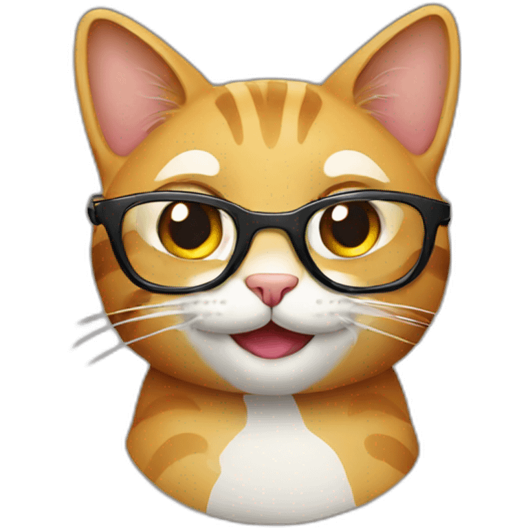 smiling-cat_with-glasses emoji