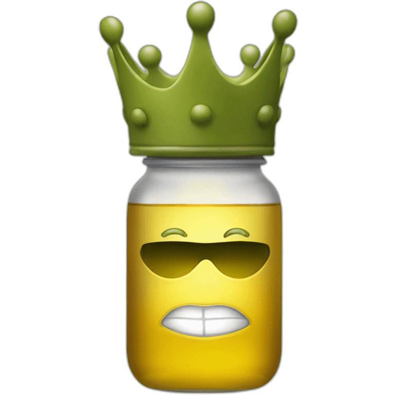 gundry with olive oil with crown emoji