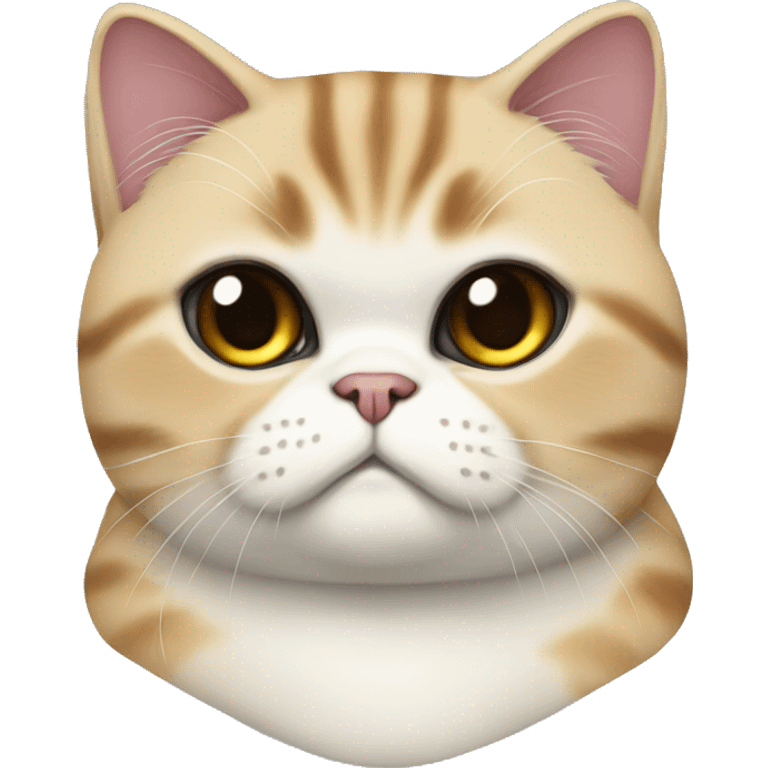 Exotic shorthair cat emoji