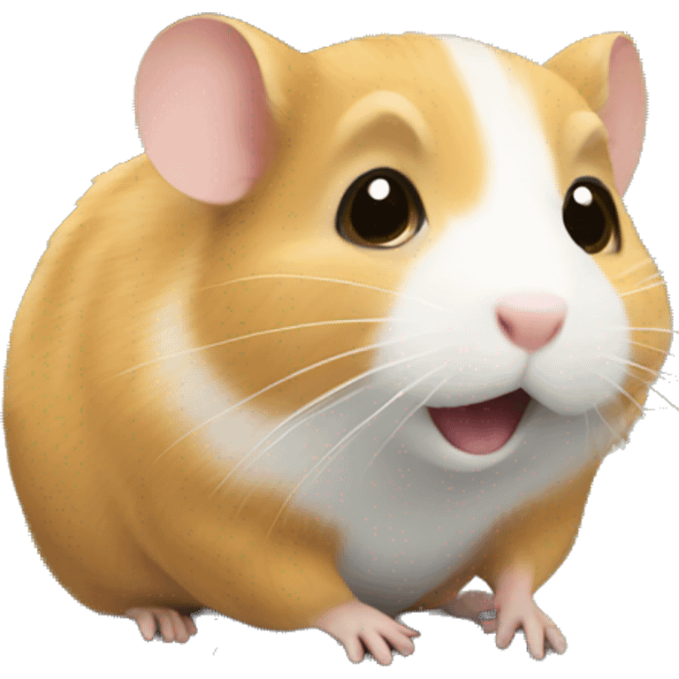 hamster on a train emoji