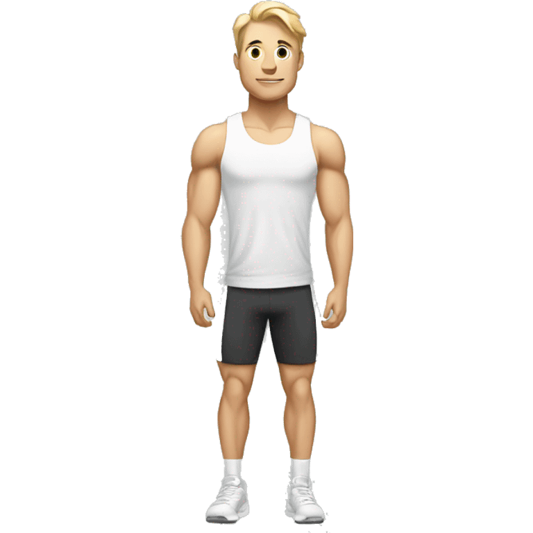 WHITE GYM TREINER emoji