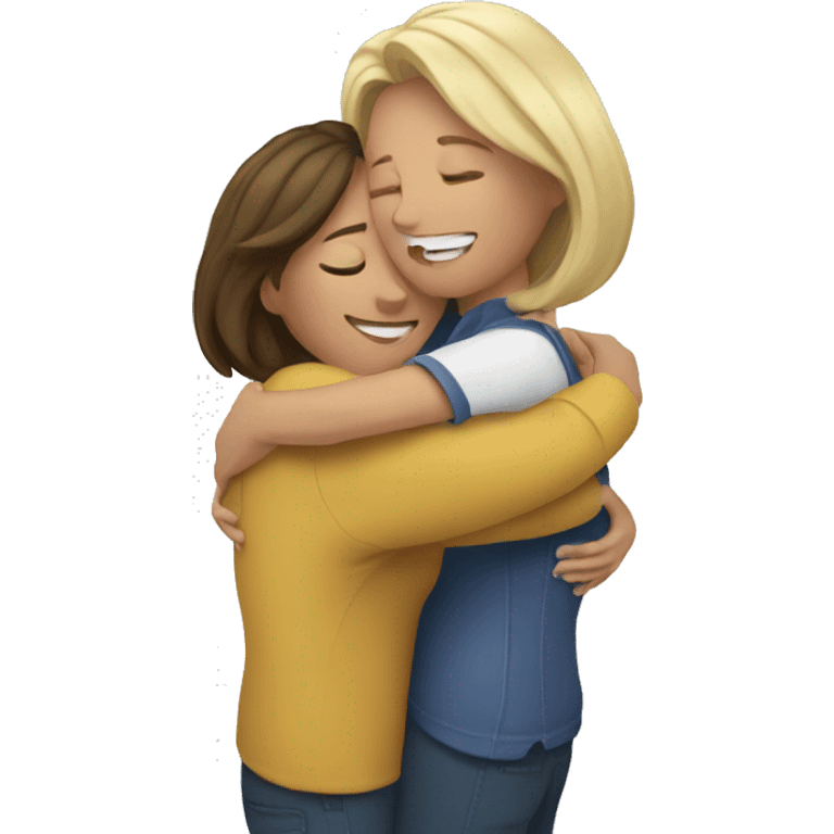 mom hug emoji