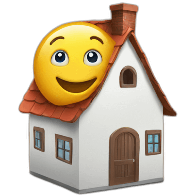 happy home emoji