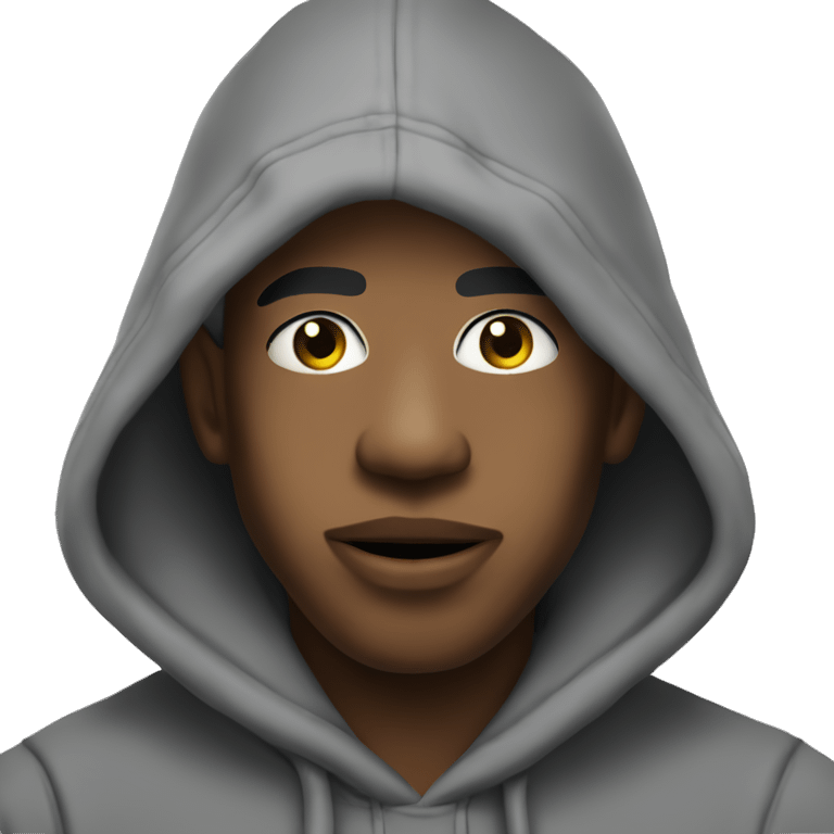 A boogie with the hoodie emoji