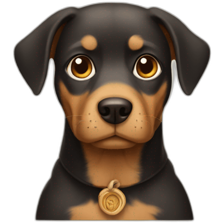 A dog potter emoji