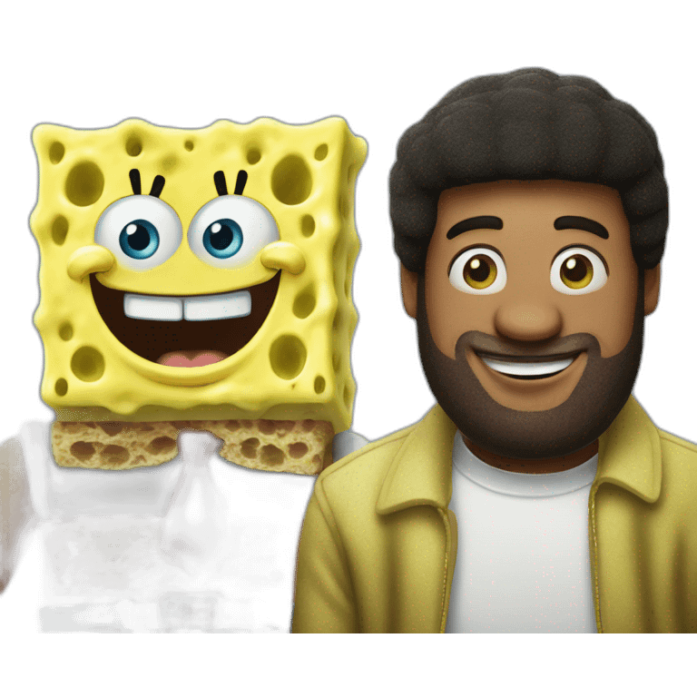 Sponge bob and Patrick emoji