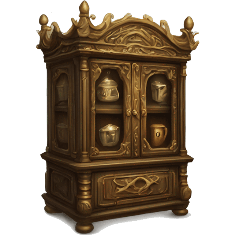 The Vanishing Cabinet:  ornate cabinet magical, allowing for instantaneous travel . One is located in Borgin and Burkes, emoji