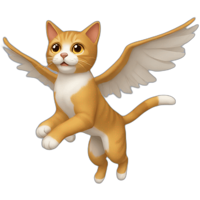 gato volador emoji