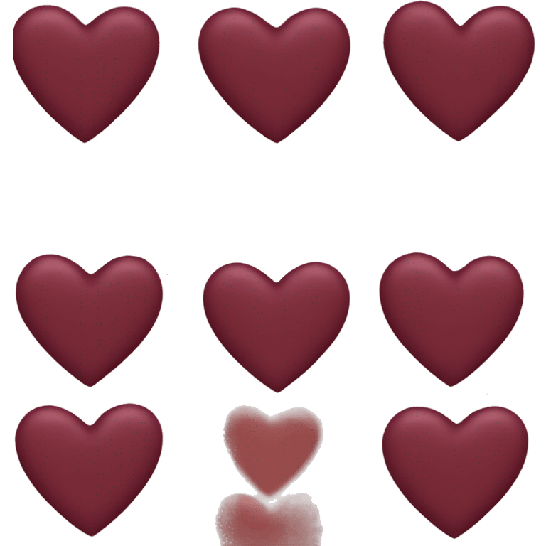 Maroon heart emoji