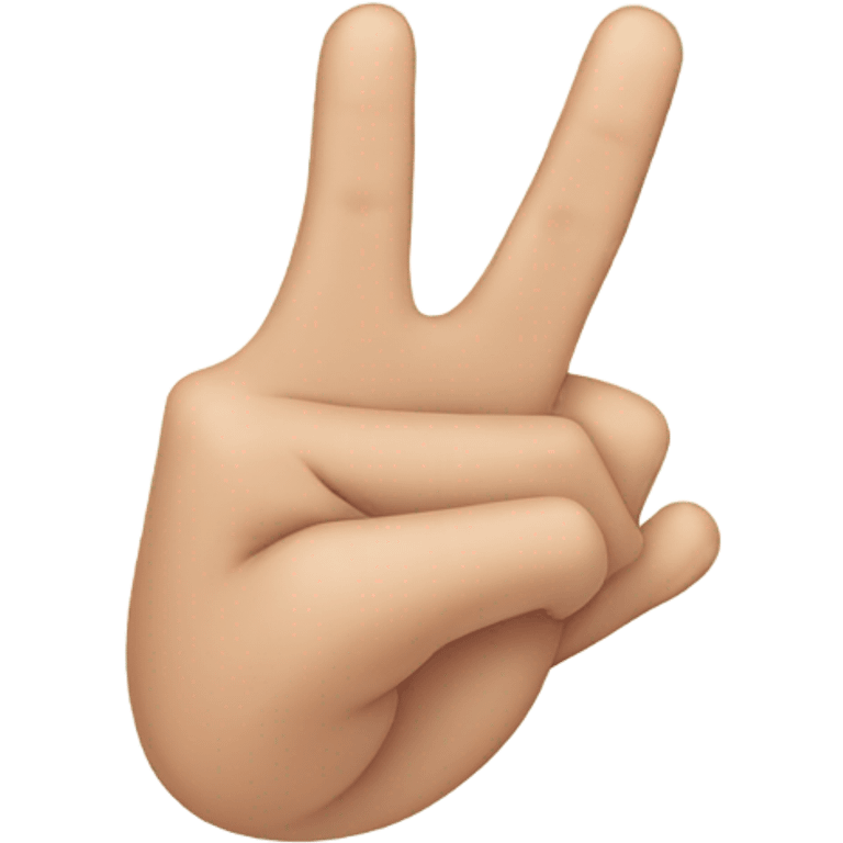 Hand making L sign with thumb and index finger emoji