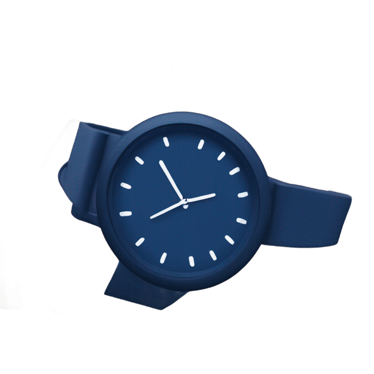 dark blue 
wrist watch emoji