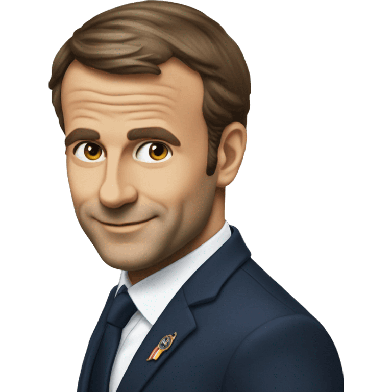 Emanuel Macron qui se gratte la tête  emoji