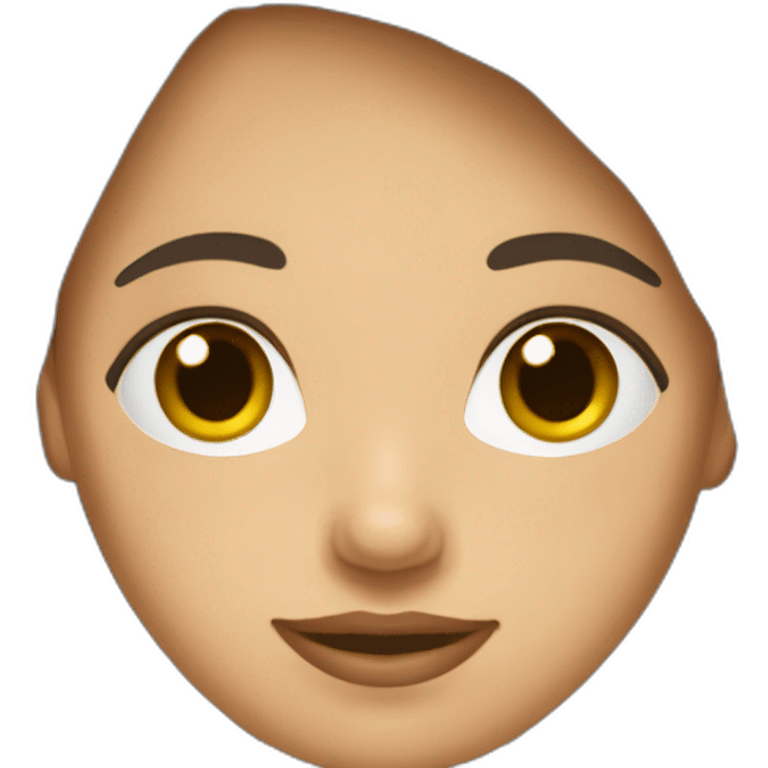 Femme brune élégante  emoji