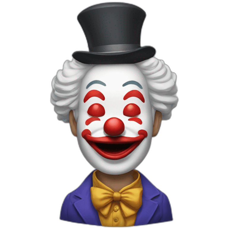 Clown saying Nishinishinishi Um Nishinishihashi emoji