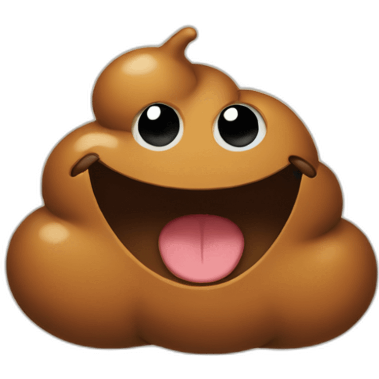 happy poo emoji