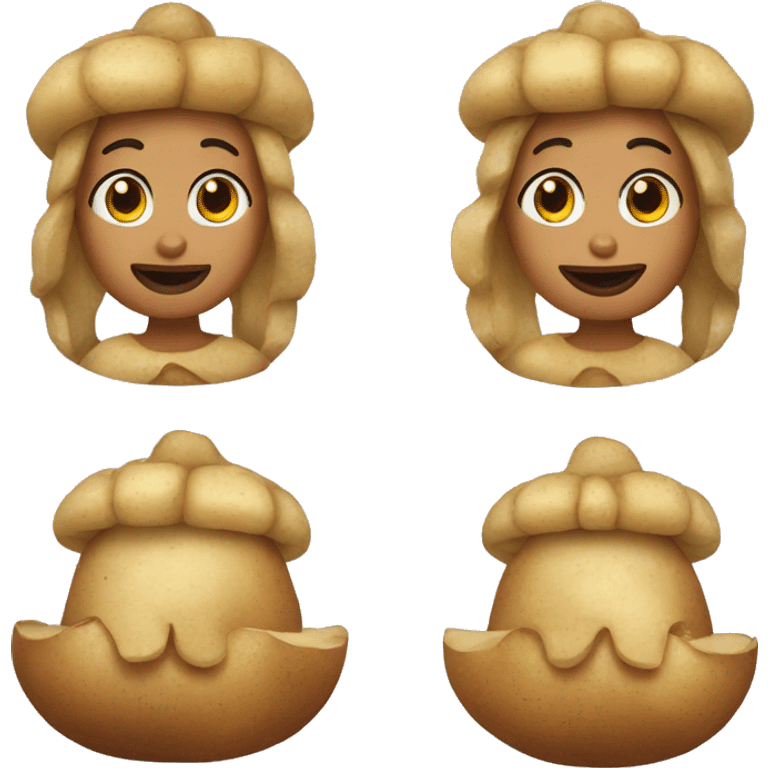 Potato princess emoji