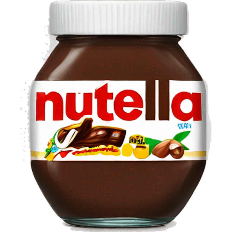 a opened jar of nutella emoji