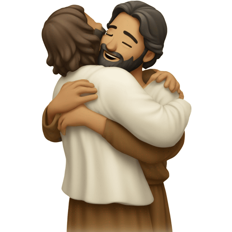 jesus hugging emoji