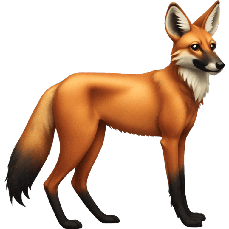 Maned wolf emoji