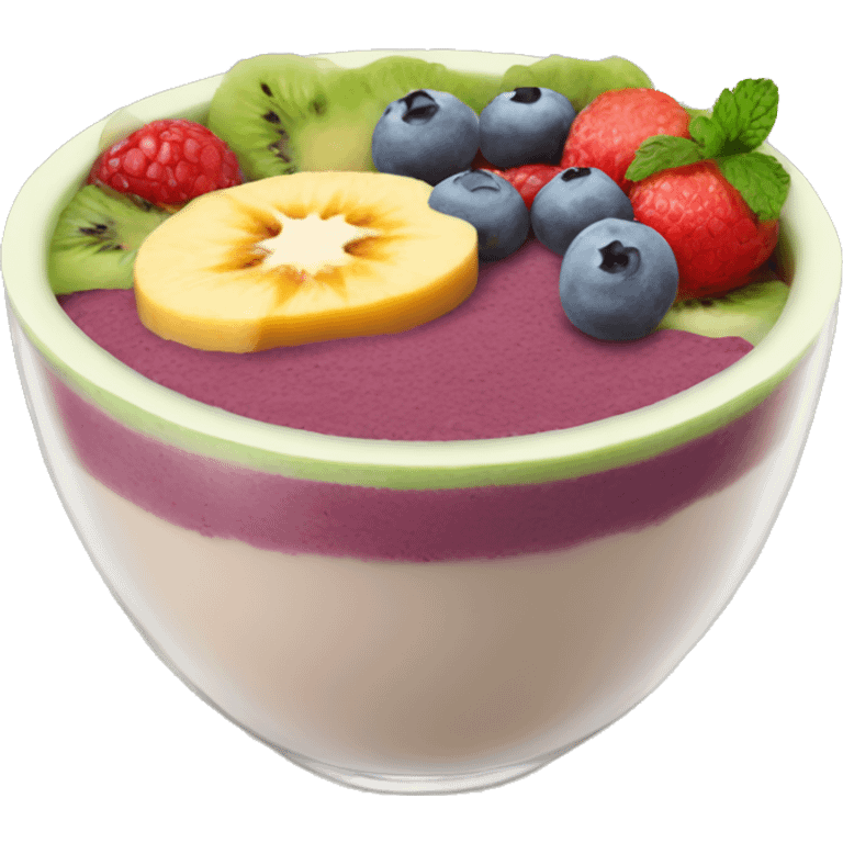 smoothie bowl  emoji