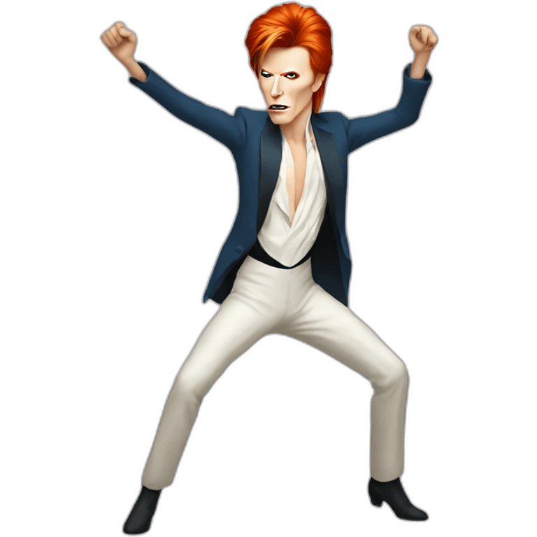 david bowie dancing emoji