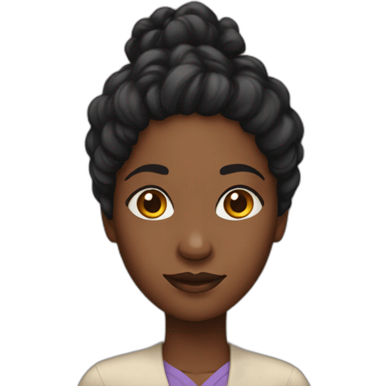 Black woman emoji