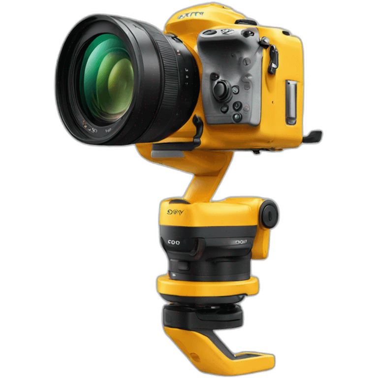 Sony camera on feiyutech camera gimbal emoji