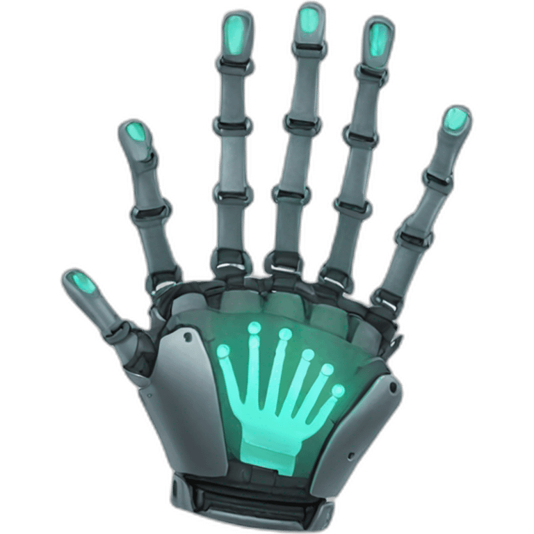 robot hand emoji