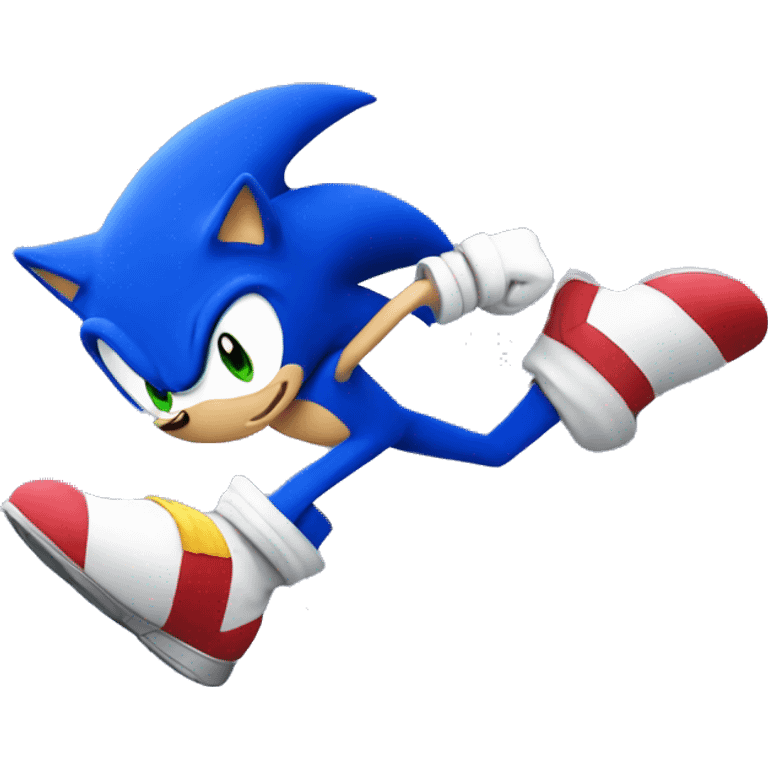 Sonic running  emoji