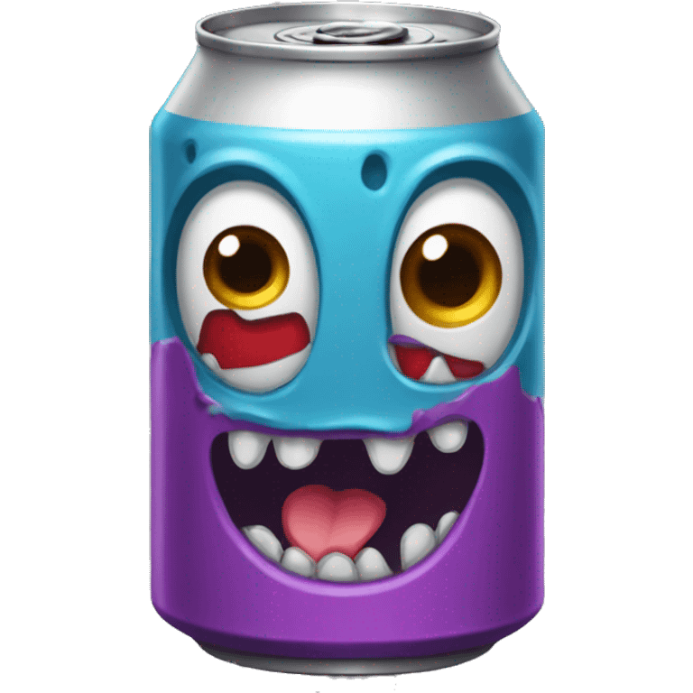 canette de boisson monster emoji