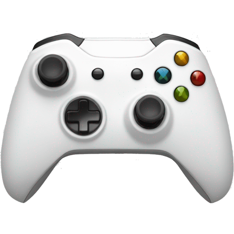 White Xbox controller emoji