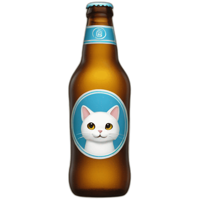 Cat-beer emoji