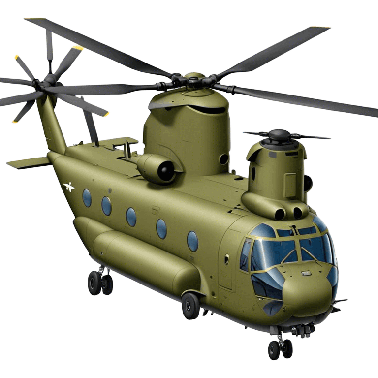 CH-47 Chinook Helicopter - boeing emoji