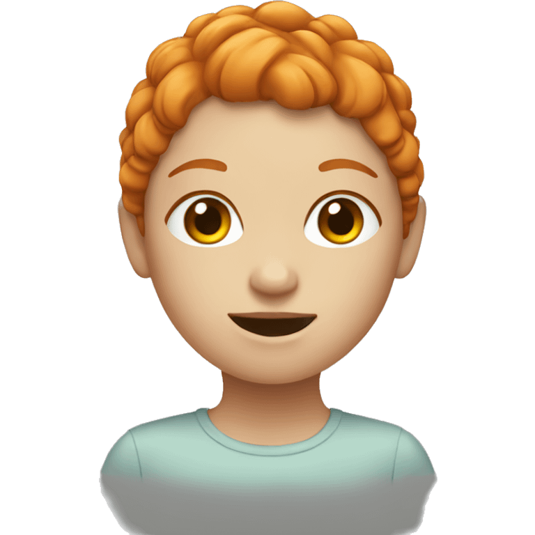 ginger girl emoji